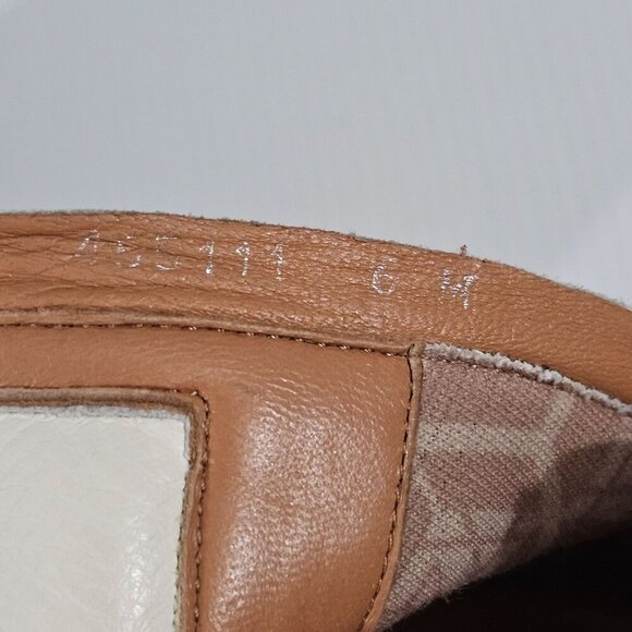 Aquatalia Laila Combat Boot Women 6 Ivory Leather Water Resistant Ankle Lug Sole - Picture 14 of 15